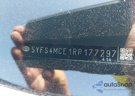 2024 Toyota Corolla Se из США, поврежденный, VIN 5YFS4MCE1RP177297